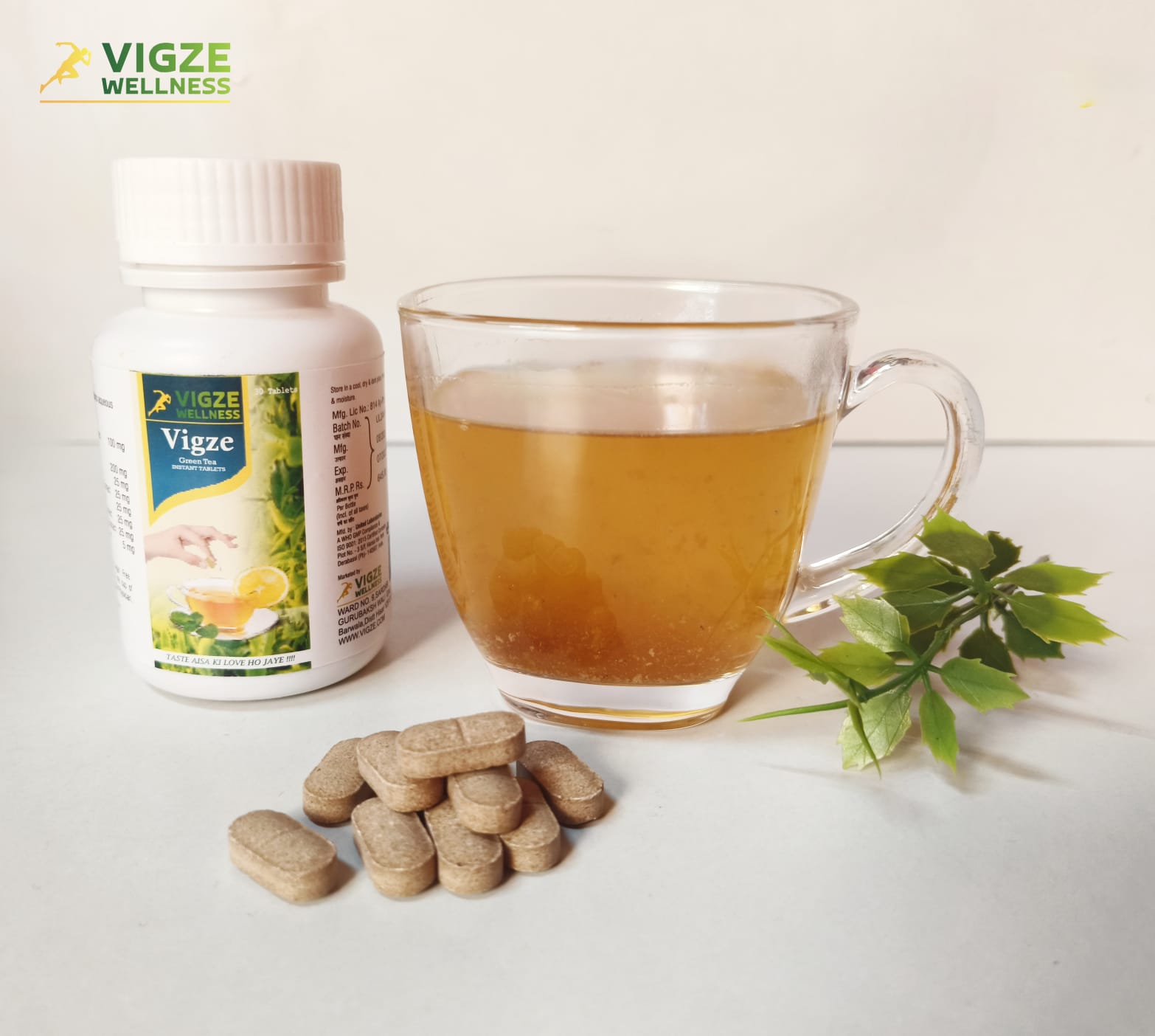 Vigze Green Tea Tablets - Image 8
