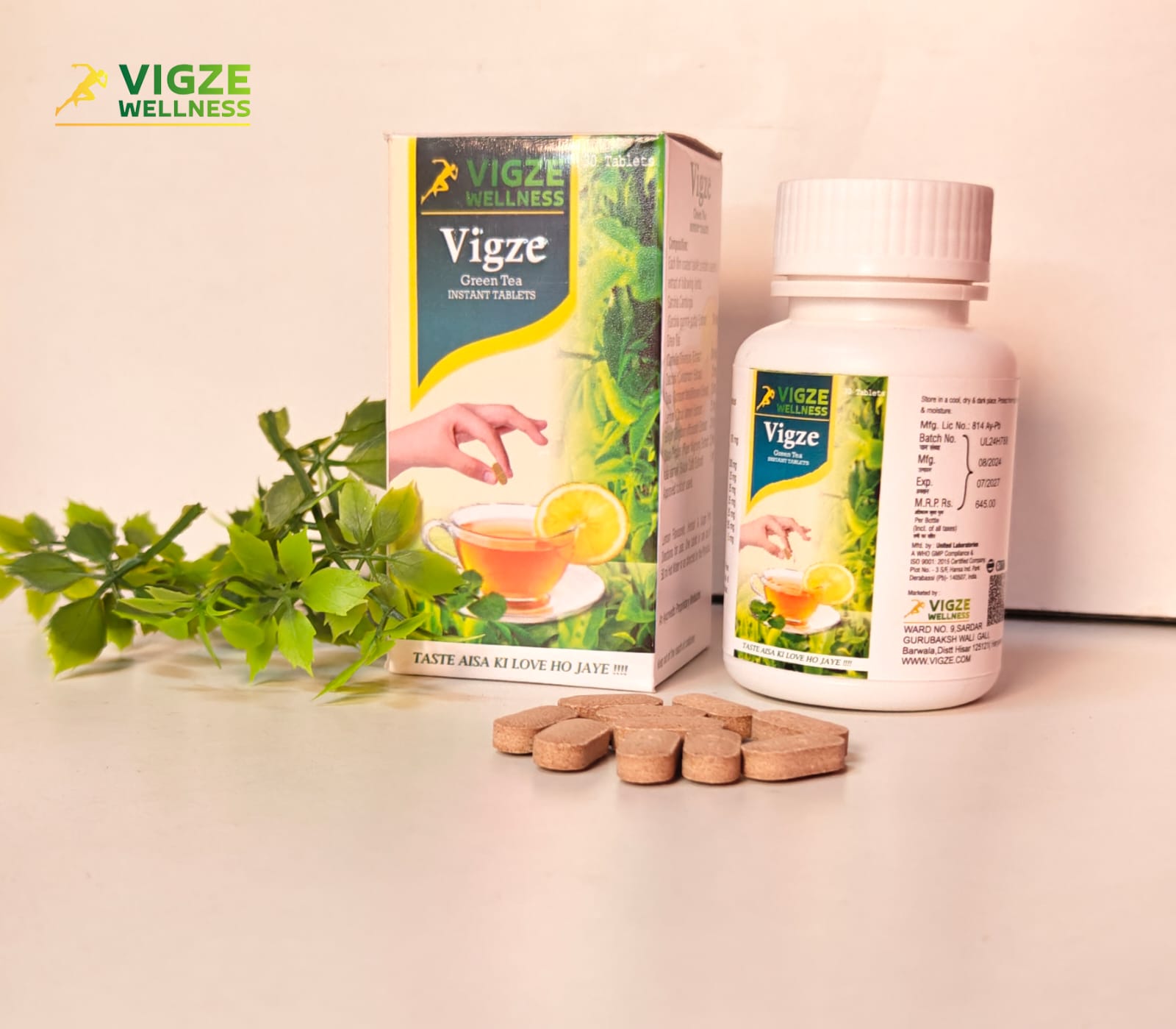 Vigze Green Tea Tablets - Image 10